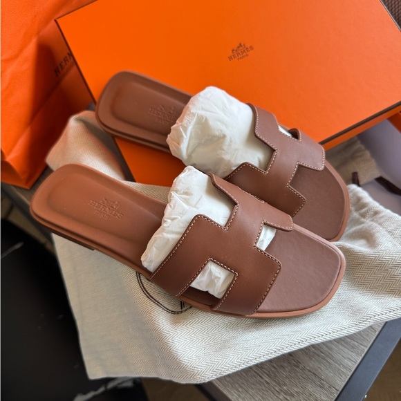 Hermes Shoes - Hermès Brown Sandals